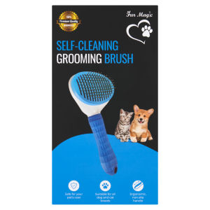 Self-Cleaning Grooming Brush