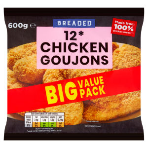 12 Breaded Chicken Goujons