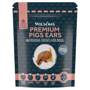 2 Premium Pigs Ears 12 Weeks+