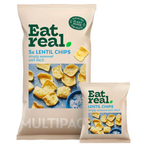 Eat Real Lentil Chips Multipack - Salted 5 Pack 18g