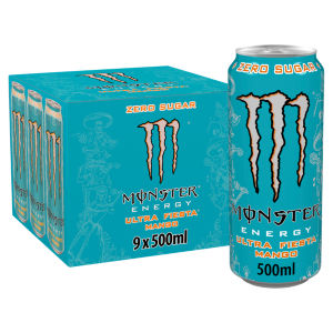 Energy Drink Ultra Fiesta Zero Sugar 9 x 500ml