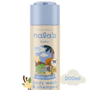 Nala's Baby Body Wash & Shampoo Vanilla Cloud