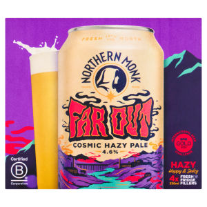 Far Out Cosmic Hazy Pale 4 x 330ml