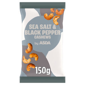 Sea Salt & Black Pepper Cashews 150g