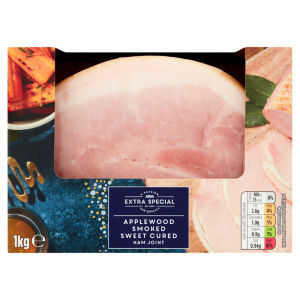Extra Special Applewood Smoked Sweet Cured Ham Joint 1kg