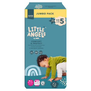Little Angels by  Comfort & Protect Size 5 11-16kg 24-35lbs 72 Nappies