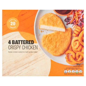 4 Battered Crispy Chicken 380g