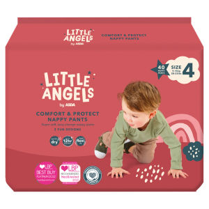 Little Angels Comfort & Protect Size 6+ 16kg+ 32 Nappy Pants