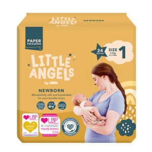 Little Angels by  Newborn size 1 2-5kg 24 Nappies