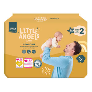 Little Angels by  Newborn Size 2 4-8kg 44 Nappies