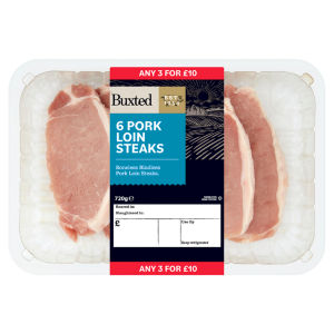6 Pork Loin Steaks
