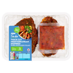 Tender Thick Cut Mediterranean Inspired Pork Shoulder Steaks