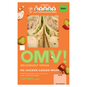 Plant Based OMV! No Chicken Caesar Wrap