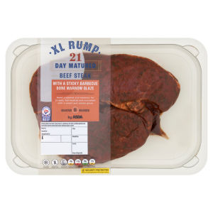 XL Rump Beef Steak with a Sticky Barbecue Bone Marrow Glaze 450g