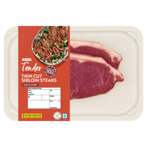 Tender Thin Cut Sirloin Steaks