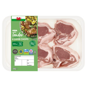 4 Tender Lamb Chops 300g
