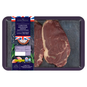 Extra Special 2 British Aberdeen Angus Sirloin Steaks