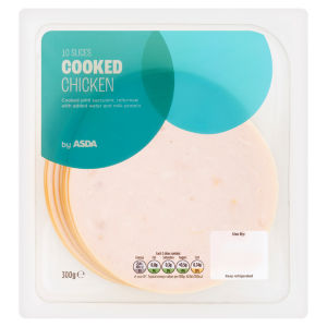 10 Slices Cooked Chicken 300g
