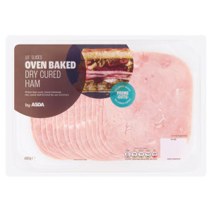 Oven Baked Dry Cured Ham 16 Slices 400g
