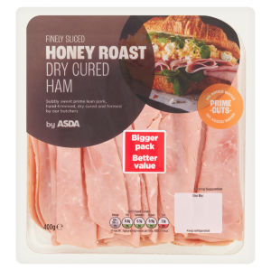 Finely Sliced Honey Roast Dry Cured Ham 400g