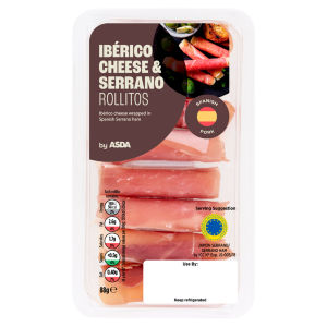 Ibérico Cheese & Serrano Ham Rollitos 88g