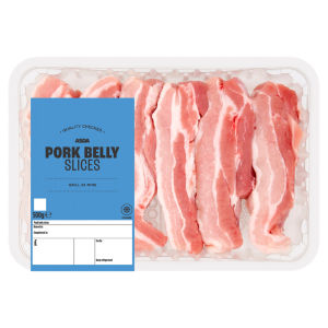 Succulent Pork Belly Slices 500g