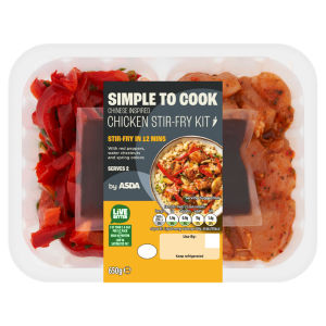 Simple to Cook Chinese Inspired Chicken Stir-Fry Kit 650g