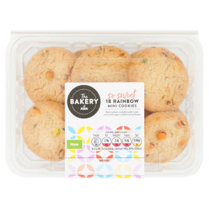 The Bakery 18 Rainbow Mini Cookies 171g