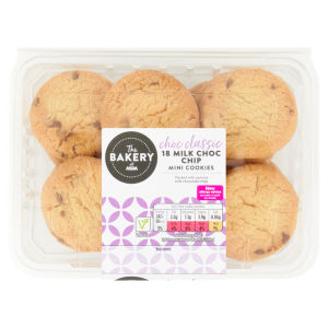 The Bakery 18 Milk Choc Chip Mini Cookies 171g