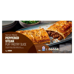 Peppered Steak Puff Pastry Slice 500g