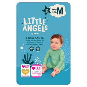 LITTLE ANGELS by ASDA Swim Pants Size M 7-15kg 15-34lbs