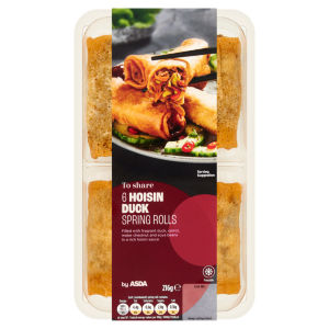 6 Hoisin Duck Spring Rolls 216g