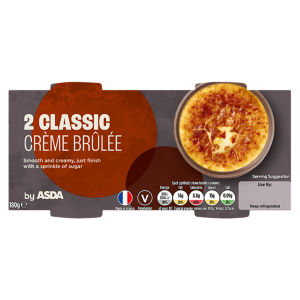 2 Classic Crème Brûlée 180g