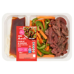 Aromatic Garlic & Ginger Beef Stir-Fry Kit 500g