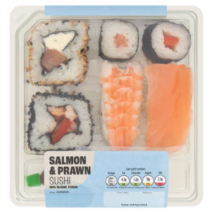 ASDA Salmon & Prawn Sushi Medium Pack