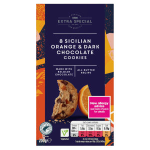 Extra Special 8 Sicilian Orange & Dark Chocolate Cookies 200g