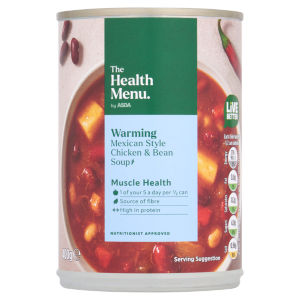 The Health Menu Warming Mexican Style Chicken & Bean Soup 400g