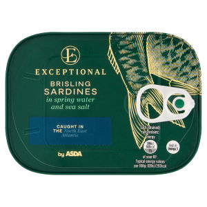 Brisling Sardines in Spring Water and Sea Salt 105g
