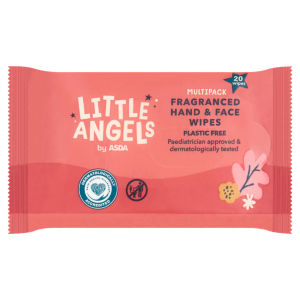 Little Angels 20 Multipack Fragranced Hand & Face Wipes 4 pack