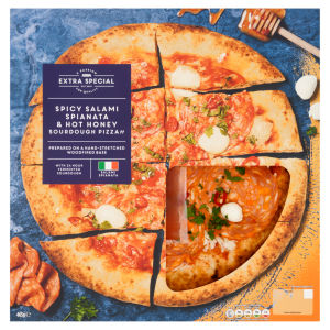 Extra Special Spicy Salami Spianata & Hot Honey Sourdough Pizza 465g