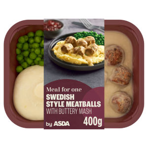 Swedish Style Meatballs with Buttery Mash 400g