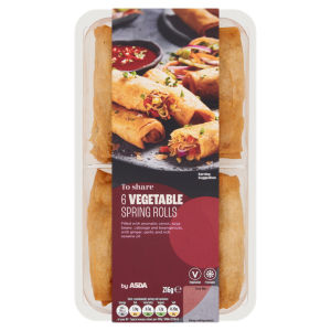 to Share 6 Vegetable Spring Rolls 216g