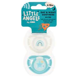 Little Angels Day & Night Soothers 6-18m