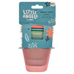 Little Angels 3 Snack Pots 6m+