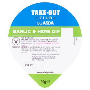 Take-Out Club Garlic & Herb Dip 90g