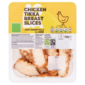 Just Essentials Chicken Tikka Breast Slices 240g