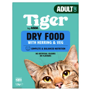 Dry Food with Herring & Veg Adult Cat 1.2kg