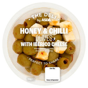 Marinated Honey & Chilli Olives with Cheese 150g
