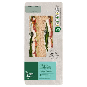 ASDA Health Menu Chicken, Feta & Pesto Sandwich