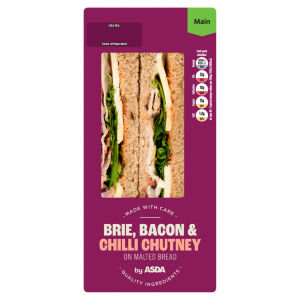 ASDA Brie, Bacon & Chilli Chutney Sandwich